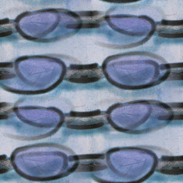 Seamless blue small circles ancient ornament wallpaper backgroun — Stock Photo, Image