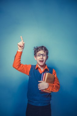 Avrupa görünümlü çocuk on yıl içinde gözlük Yaşasın, i