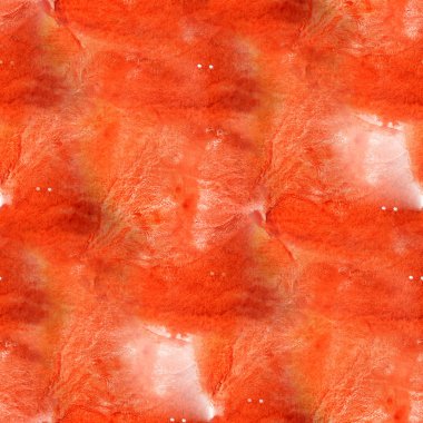 Dikişsiz desen turuncu suluboya el soyut backgro boyalı