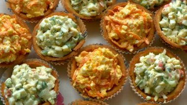 salata Rus tablo lezzetli kamera hareketi