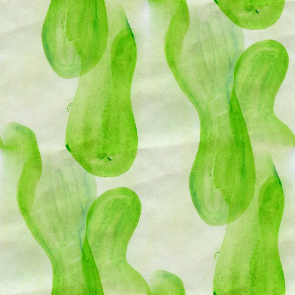 Seamless circle green spot watercolor handmade wallpaper texture — Stock Photo, Image