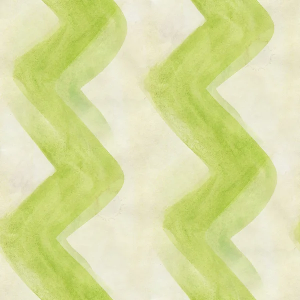 Rayas verdes arte abstracto tira sin costuras fondo de pantalla acuarela —  Fotos de Stock