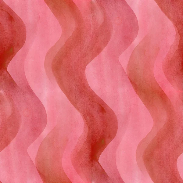 Рисунок полосы абстрактные красные бесшовные обои полосы акварель — стоковое фото