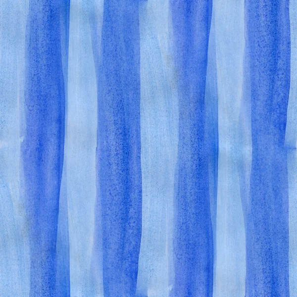 Rayures bleu abstrait sans couture art bande papier peint aquarelle — Photo