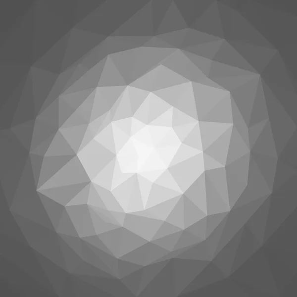 Poly design bas triangulaire gris fond triangle polygone — Image vectorielle