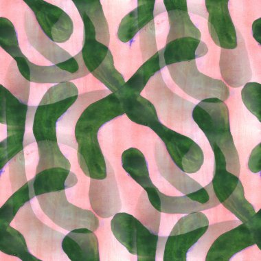 watercolor flower pattern seamless green red floral background illustration spring  wallpaper vintage art flowers