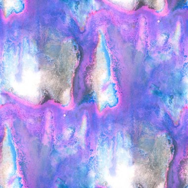 seamless watercolor background abstract texture violet blue art pattern, water paper wallpaper design