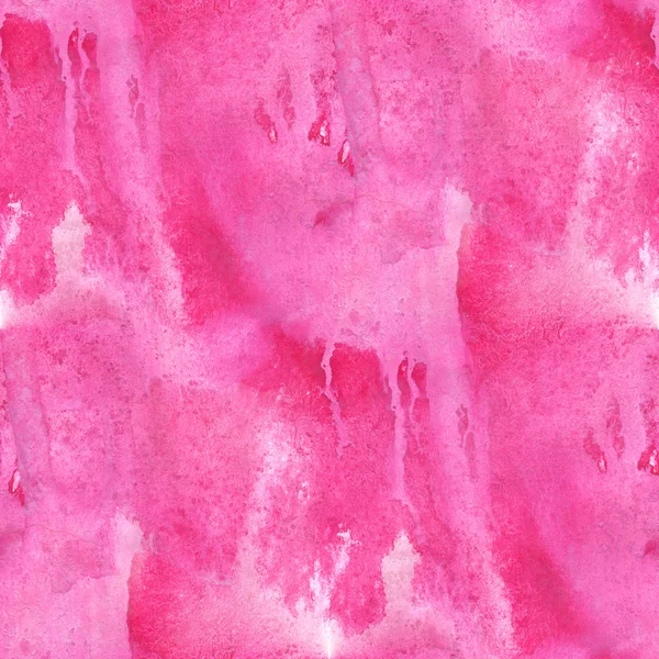Sin costuras acuarela fondo rosa abstracto textura patrón, agua arte papel diseño papel pintado — Foto de Stock