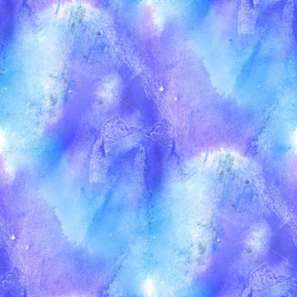 Seamless watercolor background  abstract blue purple texture art pattern, water paper design wallpaper — Stok fotoğraf