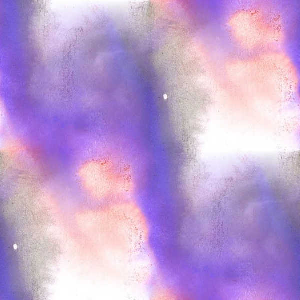 원활한 빨간색 보라색 수채화 배경 추상 텍스처 아트 블루 패턴 물 종이 벽지 디자인 — 스톡 사진