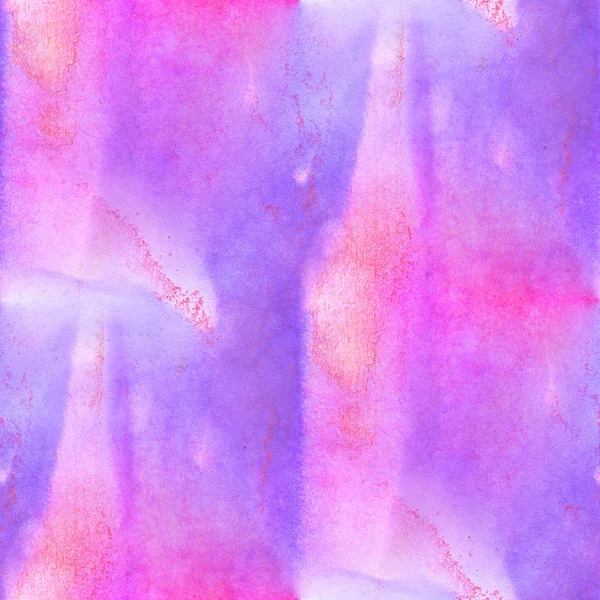 Aquarelle transparente rose fond violet texture abstraite motif d'art, papier peint design eau — Photo