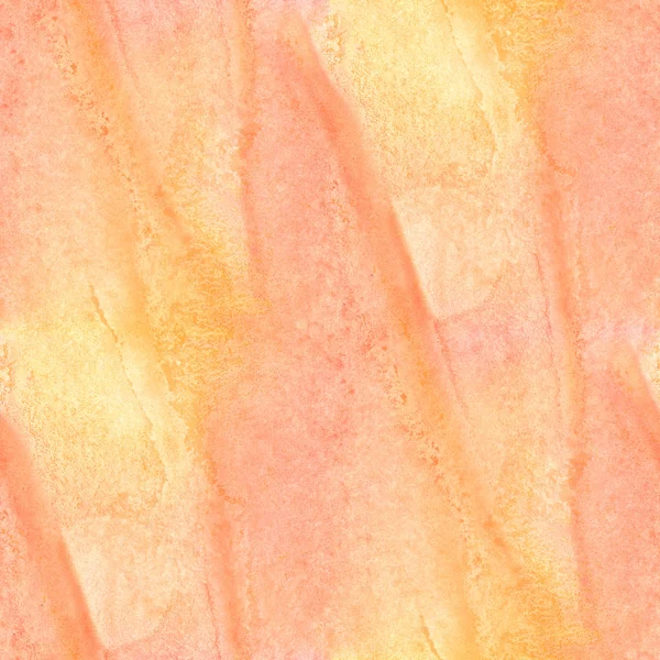 Arte acuarela sin costuras naranja amarillo patrón fondo abstracto textura, papel pintado de diseño de papel de agua — Foto de Stock