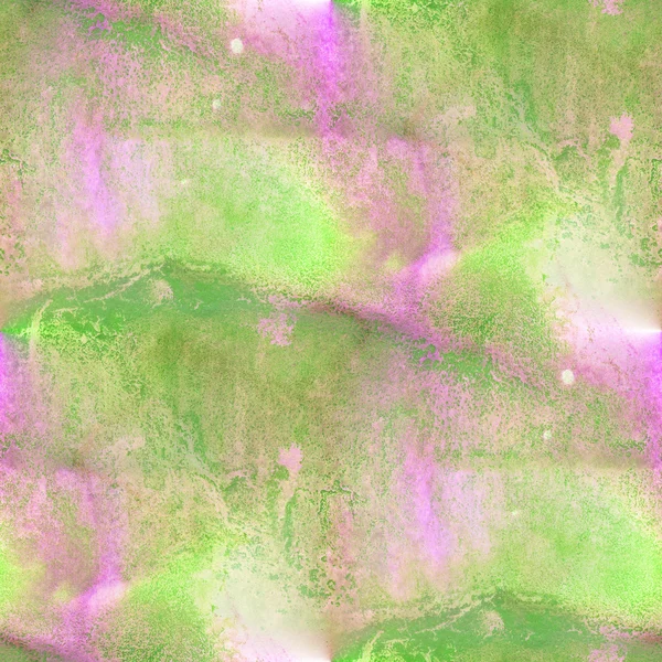 Acuarela inconsútil fondo rosa verde abstracto textura patrón, arte agua papel pintado de diseño — Foto de Stock