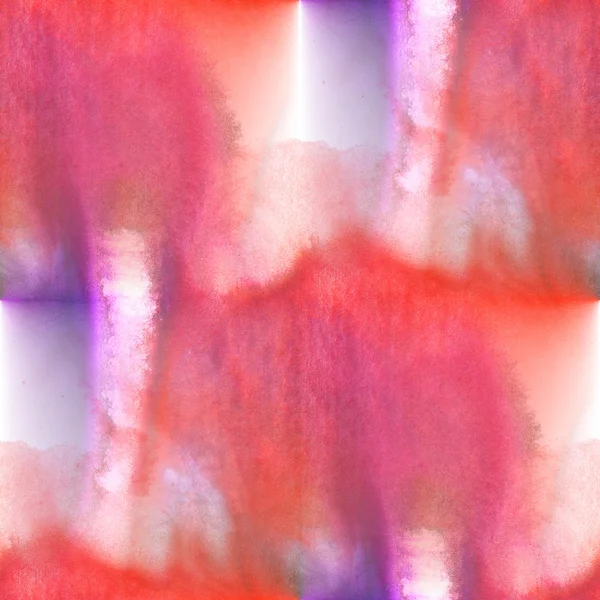 Umění akvarel purpurová červená vzor bezešvé pozadí abstraktní textura, vody papír design tapety — Stock fotografie