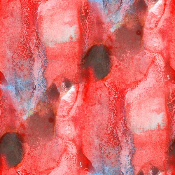 Tapete Design nahtlose Aquarell rot Hintergrund abstrakte Textur Kunstmuster, Wasserpapier — Stockfoto