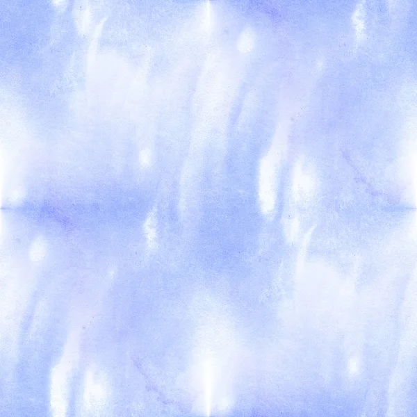 Fond d'aquarelle sans couture texture abstraite motif bleu, papier peint design art de l'eau — Photo