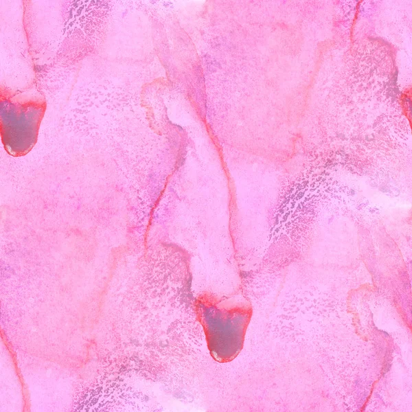 Acuarela inconsútil fondo rosa patrón de textura abstracta, papel pintado de diseño de papel de agua arte — Foto de Stock