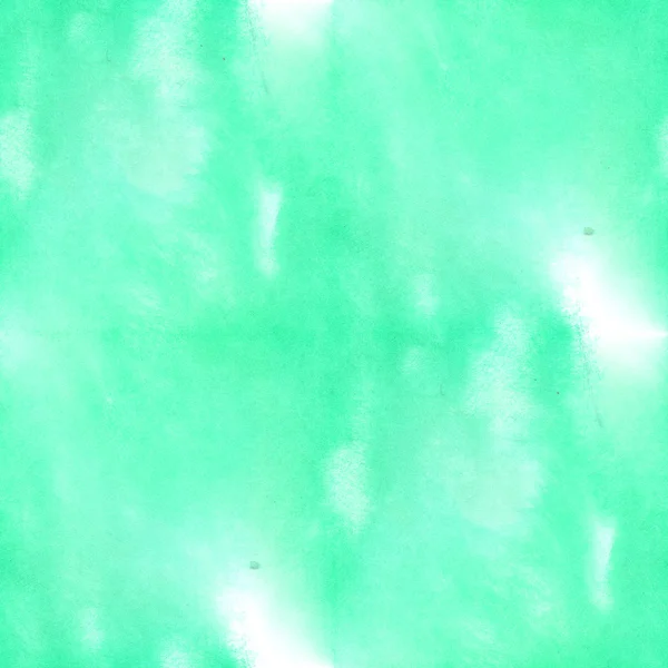 Kunst nahtlose Aquarellmuster Hintergrund grün abstrakte Textur, Wasserpapier Design Tapete — Stockfoto