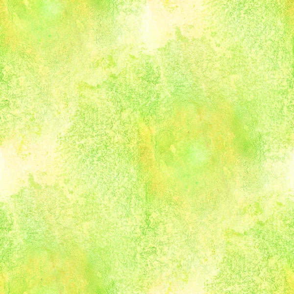 アート シームレスな黄色緑水彩パターン背景抽象的なテクスチャ、水ペーパー デザインの壁紙 — ストック写真