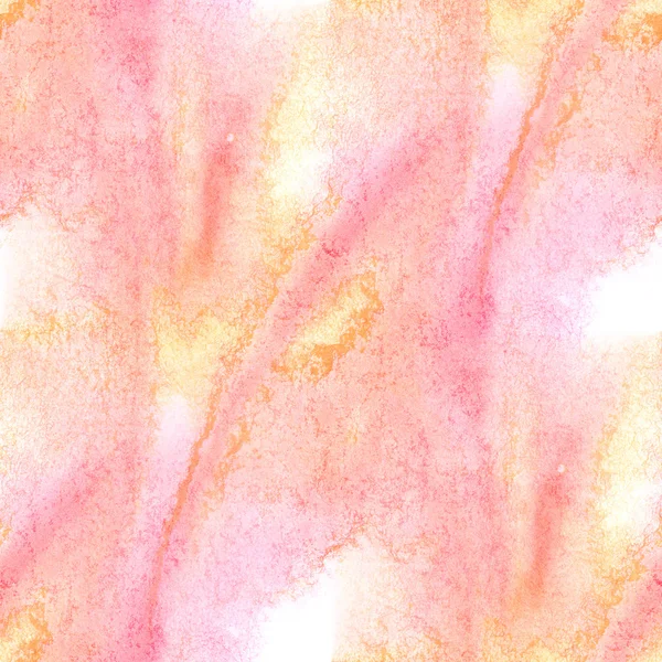 Kunst nahtlose rosa gelb Aquarell Muster Hintergrund abstrakte Textur, Wasserpapier Design Tapete — Stockfoto