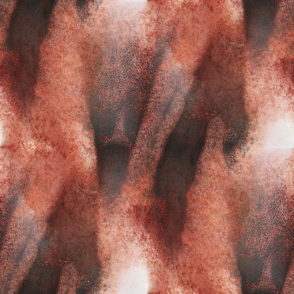 Nahtlose Tapete Kunst Aquarell schwarz braun abstrakten Hintergrund handgefertigt — Stockfoto