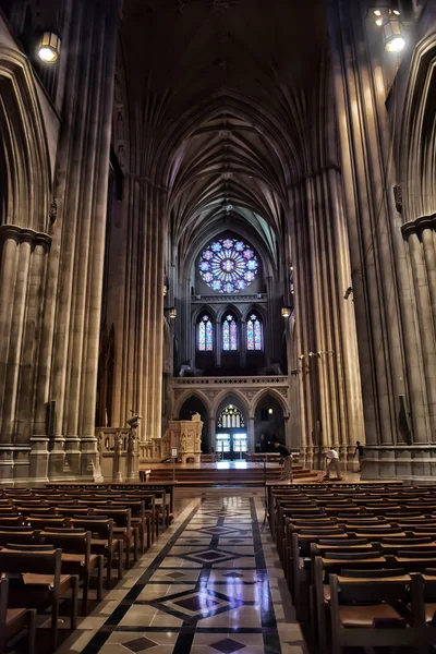 Eua Washington 2006 Catedral Washington Interior — Fotografia de Stock