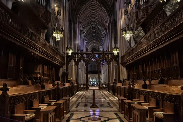 Eua Washington 2006 Catedral Washington Interior — Fotografia de Stock