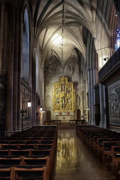 Eua Washington 2006 Catedral Washington Interior — Fotografia de Stock