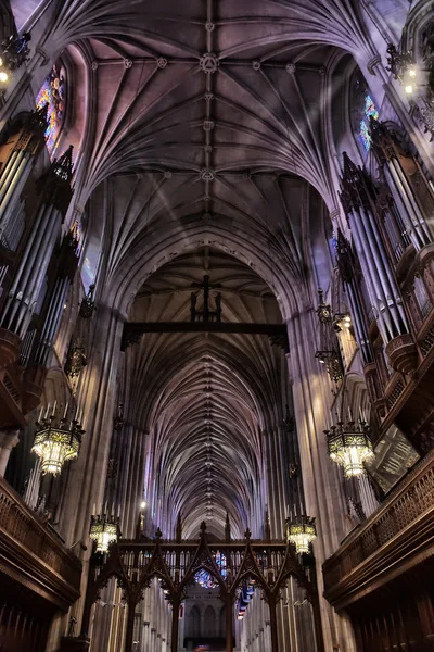 Usa Washington 2006 Washingtons Katedral Interiör — Stockfoto