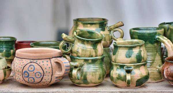 Viking Style Pottery Sale — Stock Photo, Image
