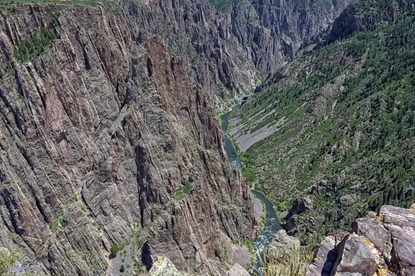 Peisaj Black Canyon Gunnison National Park Colorado Sua — Fotografie, imagine de stoc