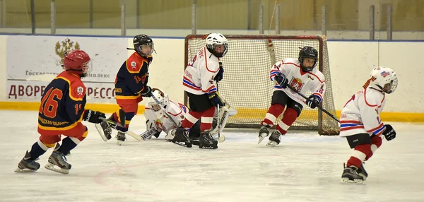 Russia Petersburg 20015 Children Ice Hockey Tournament Ice — Stock Photo, Image