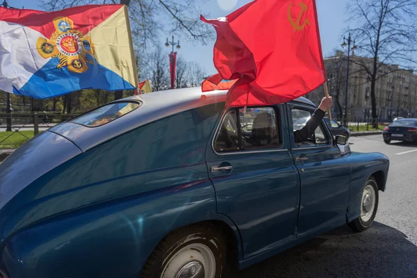 Ρωσία Αγία Πετρούπολη 2020 Motor Συλλαλητήριο Μέσα Από Τους Δρόμους — Φωτογραφία Αρχείου