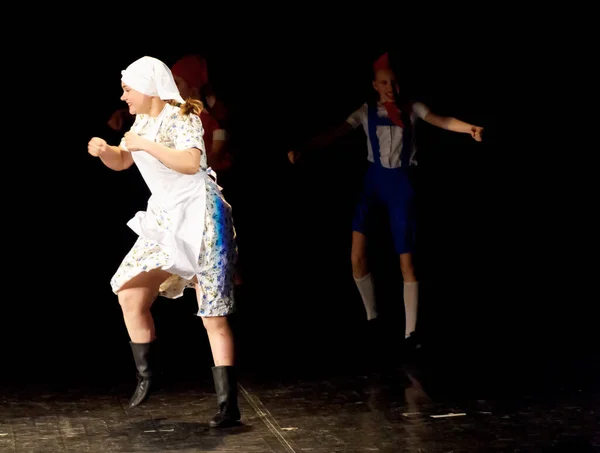 Αγία Πετρούπολη Ρωσία 2015 Παιδικό Χορευτικό Σύνολο Χορός Λένιν Τόσο — Φωτογραφία Αρχείου