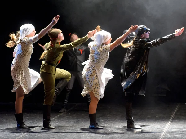 Saint Pétersbourg Russie 2015 Ensemble Danse Pour Enfants Danse Lénine — Photo