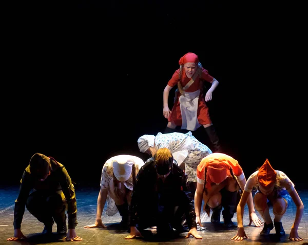 상트페테르부르크 러시아 2015 어린이 Ensemble Dance Lenin Young Spirit Soviet — 스톡 사진