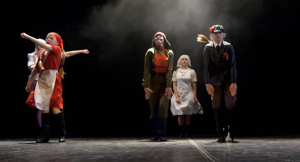 Petersburg Rosja 2015 Zespół Taneczny Dla Dzieci Dance Lenin Tak — Zdjęcie stockowe