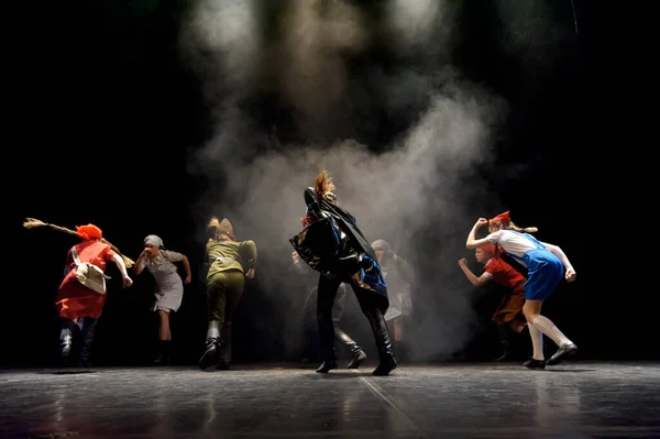 San Petersburgo Rusia 2015 Conjunto Danza Infantil Danza Lenin Tan — Foto de Stock