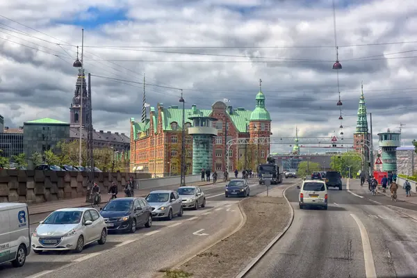Köpenhamn Danmark Maj 2016 Köpenhamns Stad Skyline — Stockfoto