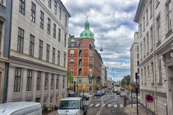 Köpenhamn Danmark Maj 2016 Köpenhamns Stad Skyline — Stockfoto