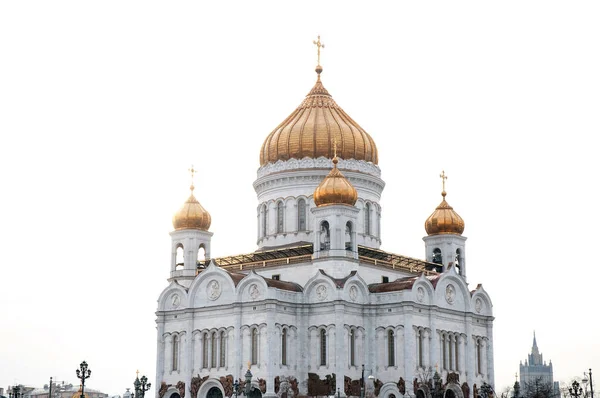 Russland Moskau 2018 Blick Auf Die Christus Erlöser Kathedrale — Stockfoto