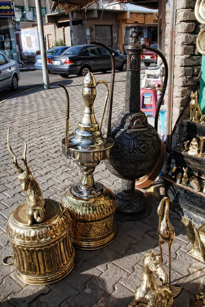 Hurgada Egypt February 2014 Local Gift Shop Egyptian Souvenir Shop — Stock Photo, Image