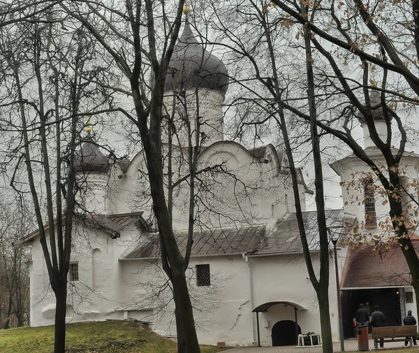 Pskov Ryssland 2016 Forntida Ortodoxa Kyrkan Pskov Ryssland — Stockfoto