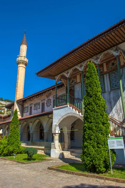Bakhchisarai Krim 2020 Khans Palats Den Byggdes Talet Dekorerad Traditionell — Stockfoto