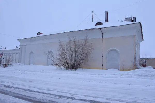 Ρωσία Vorkuta 2021 Vorkuta Χειμώνα Βόρεια Της Ρωσικής Ομοσπονδίας — Φωτογραφία Αρχείου