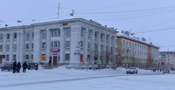 Rusland Vorkuta 2021 Vorkuta Winter Ten Noorden Van Russische Federatie — Stockfoto