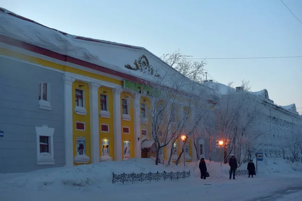 Ryssland Vorkuta 2021 Mono Stad Norra Ryssland Vorkuta — Stockfoto