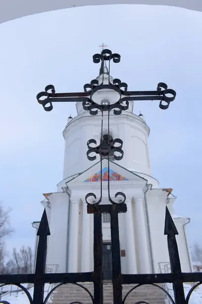 Bolshoe Boldino Russia 2019 Orthodox Church Bolshoe Boldino Nizhny Novgorod — Foto Stock