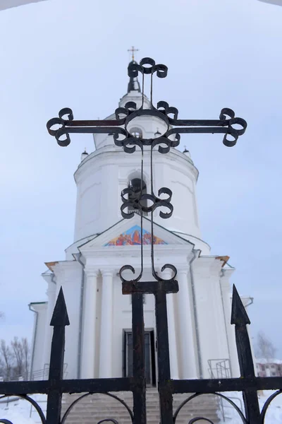 Bolshoe Boldino Russia 2019 Orthodox Church Bolshoe Boldino Nizhny Novgorod — Stock Photo, Image