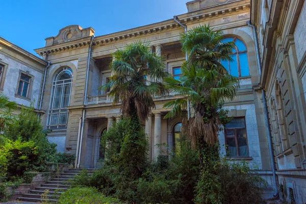 Crimea Yalta 2020 Palacio Abandonado Del Conde Mordvinov Yalta — Foto de Stock